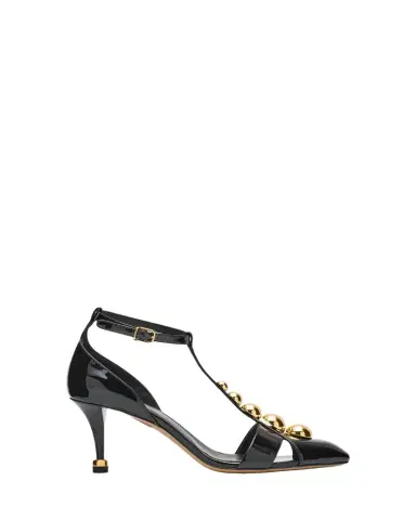 Chloé 70mm Cleia Studded Patent Leather Pumps | Thumbnail 1 Chloé 70mm Cleia Studded Patent Leather Pumps | Thumbnail 1