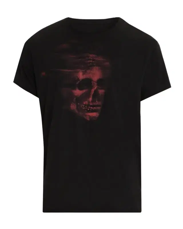 Men's Flame Skull Graphic T-Shirt