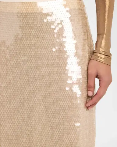 Tanya Taylor Kiah Sequined Midi Skirt | Thumbnail 4 Tanya Taylor Kiah Sequined Midi Skirt | Thumbnail 4