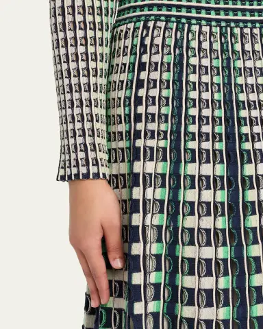 SIMKHAI Drue Openwork Midi Skirt | Thumbnail 5