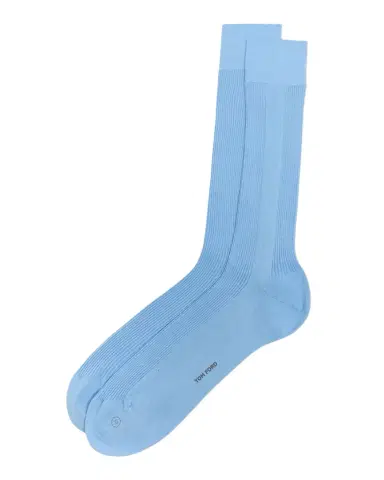 Tom Ford Men's Ribbed Cotton Crew Socks | Thumbnail 1