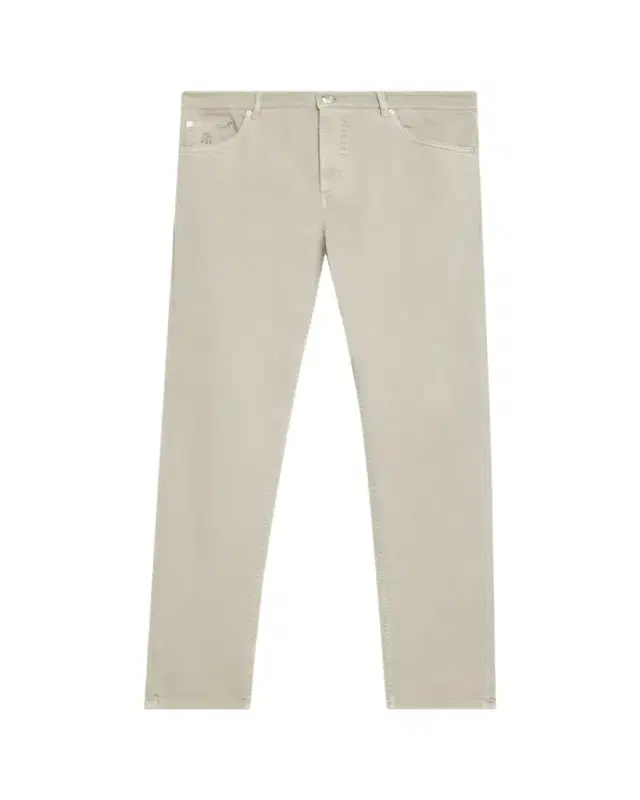 Brunello Cucinelli Men's Garment-Dyed Cotton Five-Pocket Pants