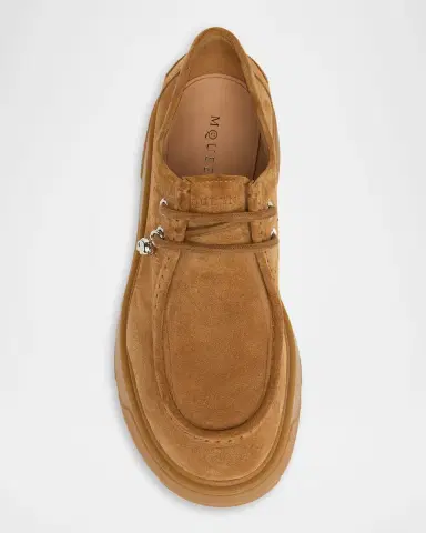 Alexander McQueen Men's Rover Suede Chunky Loafers | Thumbnail 6 Alexander McQueen Men's Rover Suede Chunky Loafers | Thumbnail 6