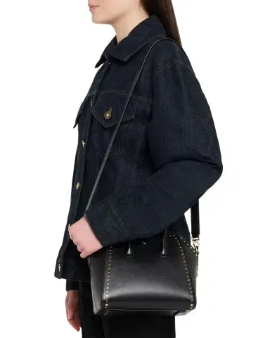 Givenchy Antigona Mini Studded Top-Handle Bag in Box Leather | Thumbnail 1 Givenchy Antigona Mini Studded Top-Handle Bag in Box Leather | Thumbnail 1