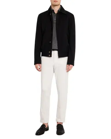 Brunello Cucinelli Men's Water-Resistant Shirt Jacket | Thumbnail 1 Brunello Cucinelli Men's Water-Resistant Shirt Jacket | Thumbnail 1