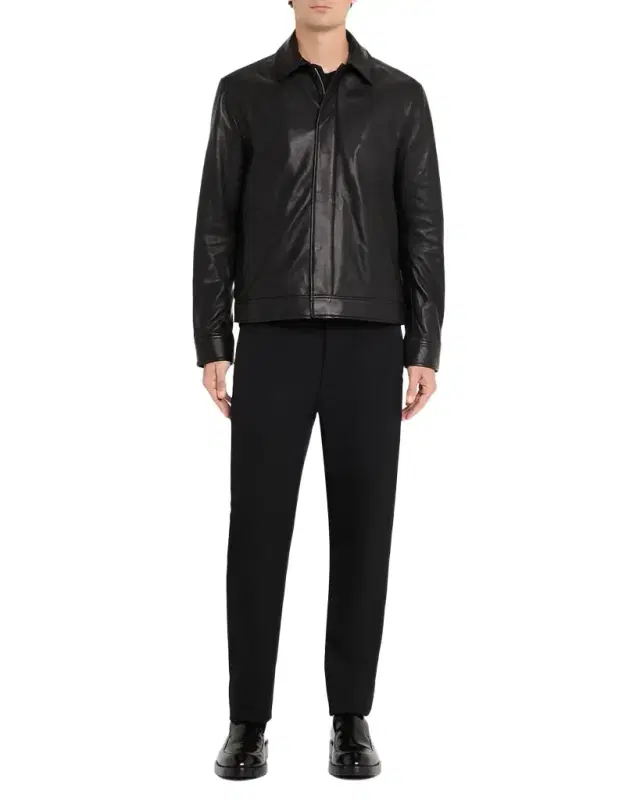 Men 's Landon Collared Leather Jacket