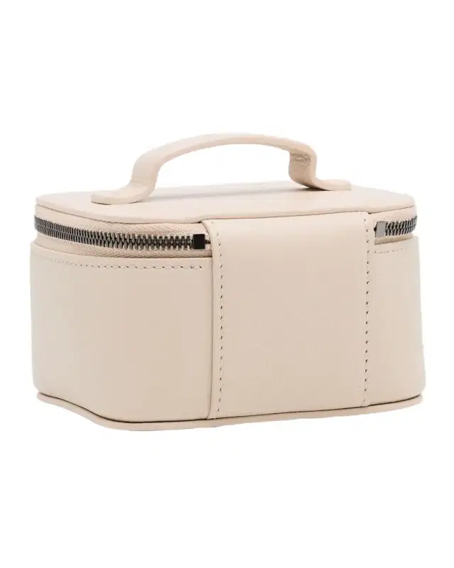 Small Grain Leather Jewelry Case
