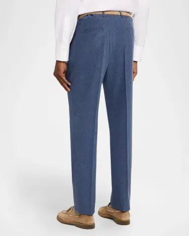 Brunello Cucinelli Men 's Tailored-Fit Pleated Trousers | Thumbnail 3 Brunello Cucinelli Men 's Tailored-Fit Pleated Trousers | Thumbnail 3