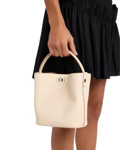 Michino Paris Odeon Mini Leather Bucket Bag | Thumbnail 1