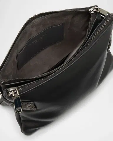 Brunello Cucinelli Essence Mini Leather Shoulder Bag | Thumbnail 3 Brunello Cucinelli Essence Mini Leather Shoulder Bag | Thumbnail 3