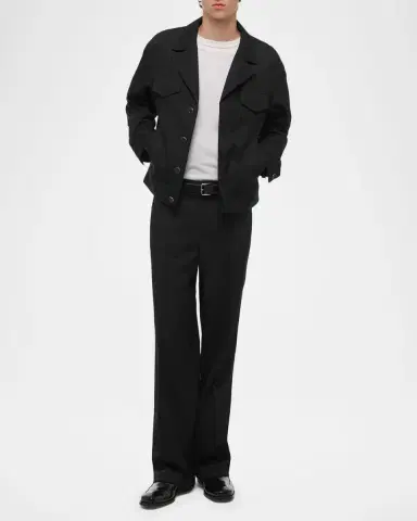 Helmut Lang Men's Notch Lapel Utility Jacket | Thumbnail 2