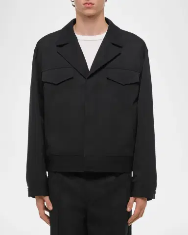Helmut Lang Men's Notch Lapel Utility Jacket | Thumbnail 4