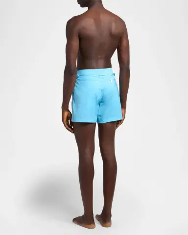 Tom Ford Men's Mesh-Lined Poplin Swim Trunks | Thumbnail 2 Tom Ford Men's Mesh-Lined Poplin Swim Trunks | Thumbnail 2