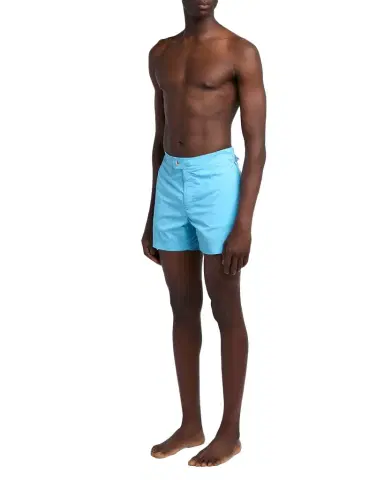 Tom Ford Men's Mesh-Lined Poplin Swim Trunks | Thumbnail 1 Tom Ford Men's Mesh-Lined Poplin Swim Trunks | Thumbnail 1