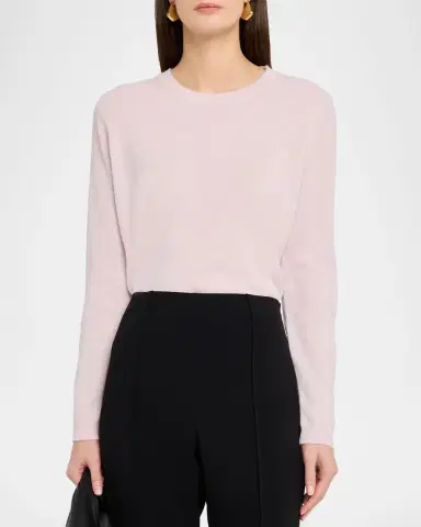 Co Long-Sleeve Cashmere Crewneck Sweater | Thumbnail 8 Co Long-Sleeve Cashmere Crewneck Sweater | Thumbnail 8