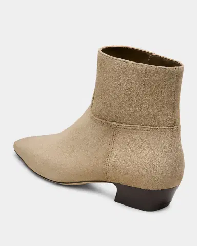 Stuart Weitzman Stassi Suede Zip Ankle Boots | Thumbnail 3 Stuart Weitzman Stassi Suede Zip Ankle Boots | Thumbnail 3