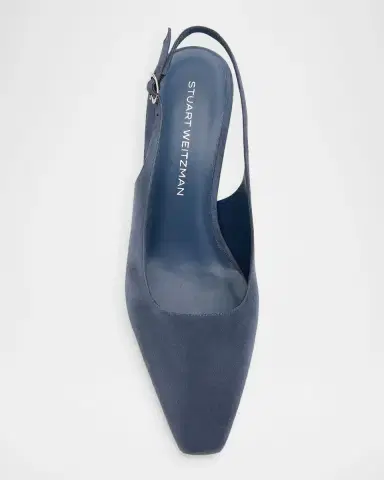 Stuart Weitzman 50mm Stassi Suede Slingback Pumps | Thumbnail 5 Stuart Weitzman 50mm Stassi Suede Slingback Pumps | Thumbnail 5