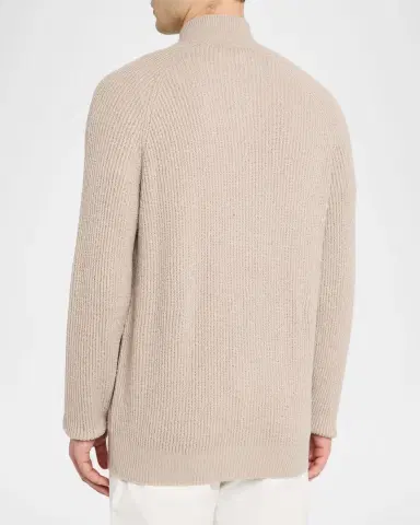 Brunello Cucinelli Men's Cotton Rib Full-Zip Cardigan | Thumbnail 20 Brunello Cucinelli Men's Cotton Rib Full-Zip Cardigan | Thumbnail 20