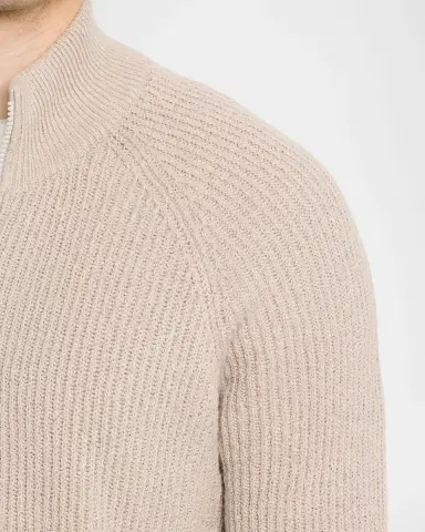 Brunello Cucinelli Men's Cotton Rib Full-Zip Cardigan | Thumbnail 22 Brunello Cucinelli Men's Cotton Rib Full-Zip Cardigan | Thumbnail 22