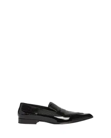 Alexander McQueen Men's Artie Beaded Leather Loafers | Thumbnail 1 Alexander McQueen Men's Artie Beaded Leather Loafers | Thumbnail 1