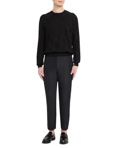 Alexander McQueen Men's Skull Cotton Sweater | Thumbnail 1