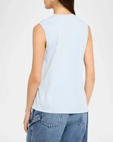 JW Anderson Knotted Keyhole Rib Tank Top | Thumbnail 2 JW Anderson Knotted Keyhole Rib Tank Top | Thumbnail 2