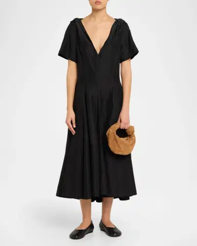 Bottega Veneta Jodie Knot-Embellished Suede Top-Handle Bag | Thumbnail 5
