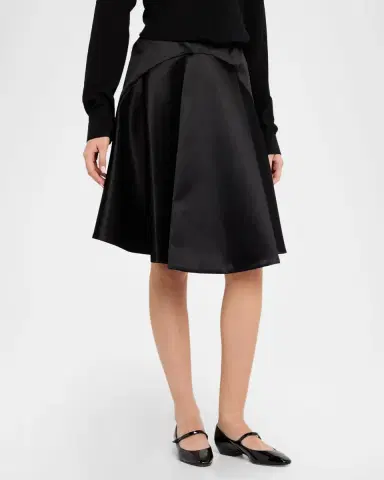 JW Anderson Tipped Hem Satin Skirt | Thumbnail 3 JW Anderson Tipped Hem Satin Skirt | Thumbnail 3