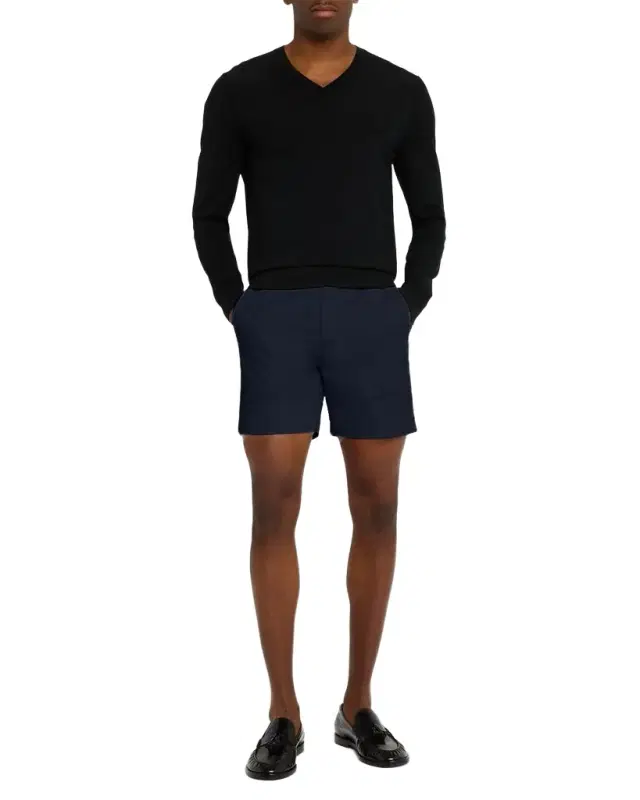 TOM FORD Men 's Brushed Cotton Flat-Front Shorts