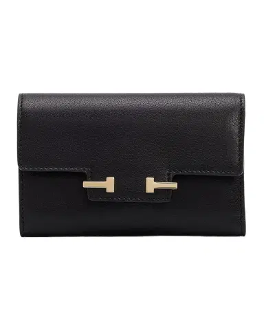 Tom Ford Aube Supple Grain Leather Compact Wallet | Thumbnail 1 Tom Ford Aube Supple Grain Leather Compact Wallet | Thumbnail 1