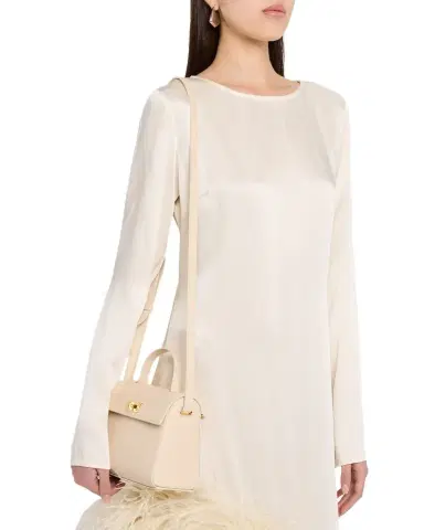 Michino Paris Palais Royal Taurillon Leather Top-Handle Bag | Thumbnail 1 Michino Paris Palais Royal Taurillon Leather Top-Handle Bag | Thumbnail 1