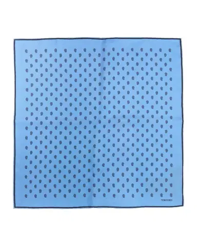 Tom Ford Men's Micro Paisley-Print Silk Pocket Square | Thumbnail 1