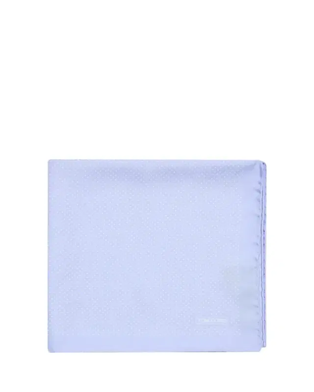 TOM FORD Men's Micro Polka Dot Silk Pocket Square