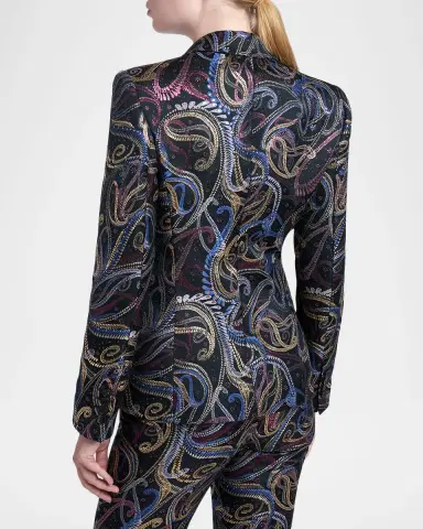 Etro Paisley Jacquard Single-Breasted Blazer | Thumbnail 3 Etro Paisley Jacquard Single-Breasted Blazer | Thumbnail 3