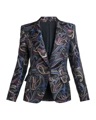 Etro Paisley Jacquard Single-Breasted Blazer | Thumbnail 1 Etro Paisley Jacquard Single-Breasted Blazer | Thumbnail 1