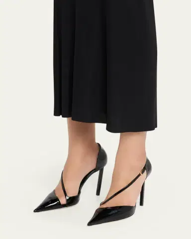 Tom Ford 100mm Queen Anne Patent Leather Pumps | Thumbnail 2 Tom Ford 100mm Queen Anne Patent Leather Pumps | Thumbnail 2