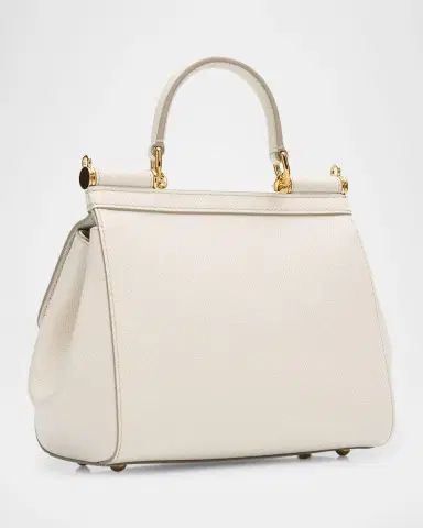 Dolce & Gabbana Sicily Grain Leather Top-Handle Bag | Thumbnail 2 Dolce & Gabbana Sicily Grain Leather Top-Handle Bag | Thumbnail 2