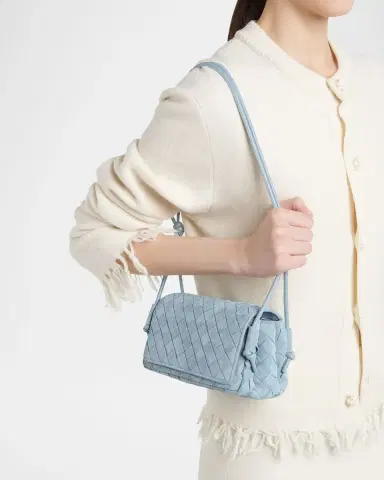 Bottega Veneta Smooth Suede Crossbody Bag | Thumbnail 2