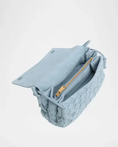 Bottega Veneta Smooth Suede Crossbody Bag | Thumbnail 4