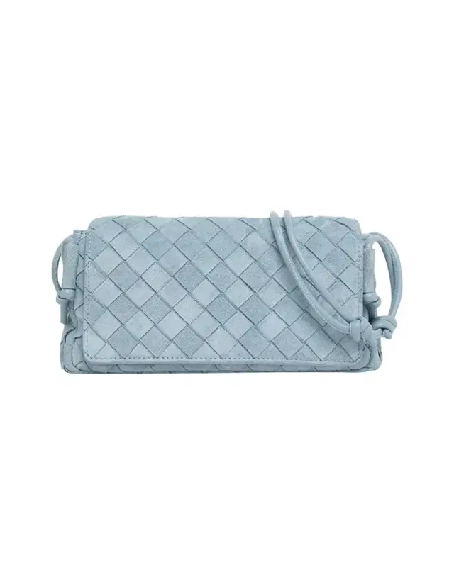 Bottega Veneta Smooth Suede Crossbody Bag