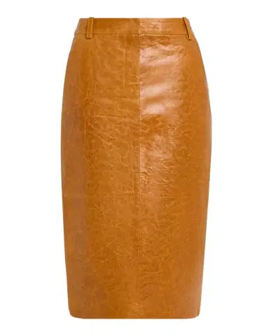 Co Tailored Crinkle Leather Pencil Skirt | Thumbnail 1