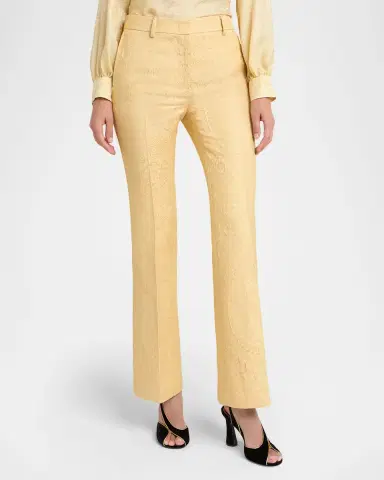 Etro Paisley Jacquard Flare Trousers | Thumbnail 3