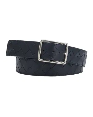 Bottega Veneta Men's Intrecciato Reversible Leather Belt | Thumbnail 1