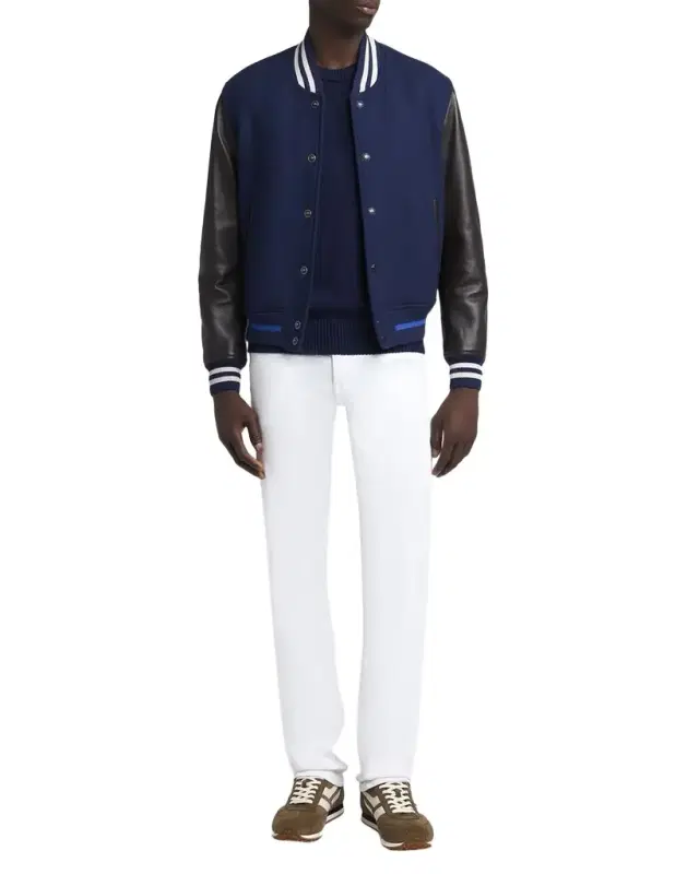 TOM FORD Men 's Cotton and Silk Knit Crewneck Sweater