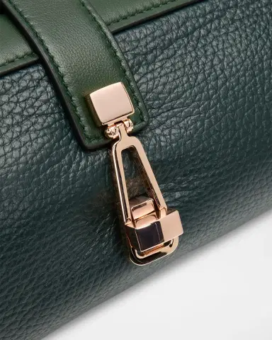 Gabriela Hearst Paola Grained Leather Baguette Clutch Bag | Thumbnail 5