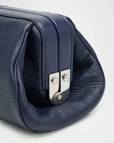 Gabriela Hearst Paola Grained Leather Baguette Clutch Bag | Thumbnail 10
