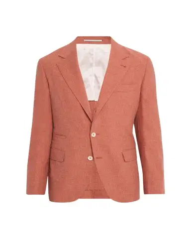 Brunello Cucinelli Men's Wool, Cotton and Silk Two-Button Blazer | Thumbnail 1
