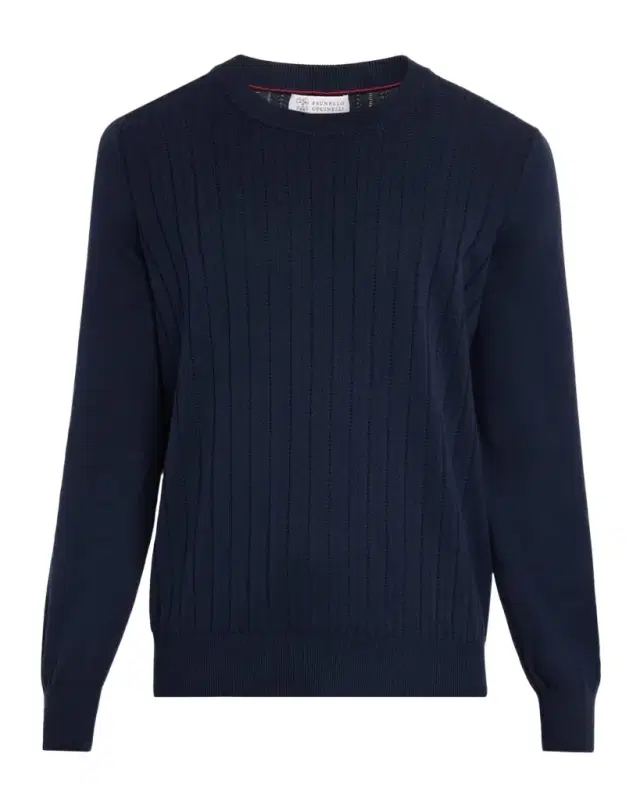 Men 's Cotton Rib Crewneck Sweater