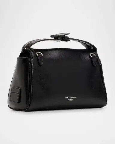 Dolce & Gabbana Zip-Top Leather Top-Handle Bag | Thumbnail 2