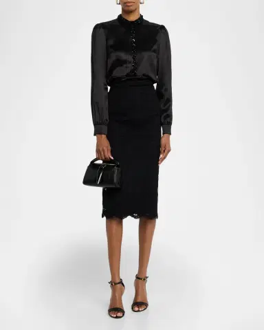 Dolce & Gabbana Zip-Top Leather Top-Handle Bag | Thumbnail 4